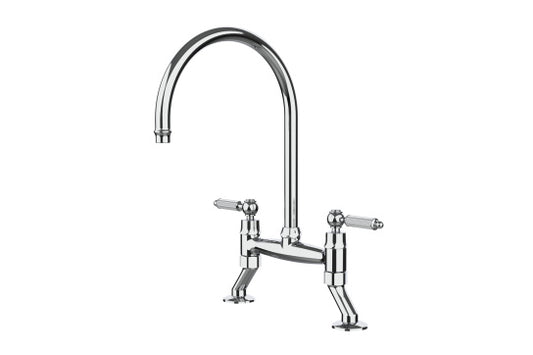 Novanta Bridge Mixer Tap - Chrome