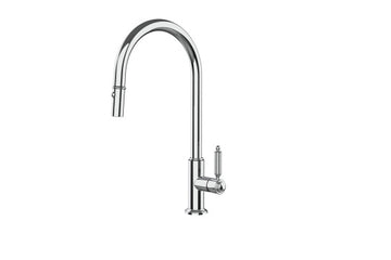 Novanta Pull Out Mixer - Chrome — Chrome & Stainless, Basin Mixers