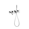 MECCA WALL MOUNT BATH MIXER WITH HAND SHOWER CHROME