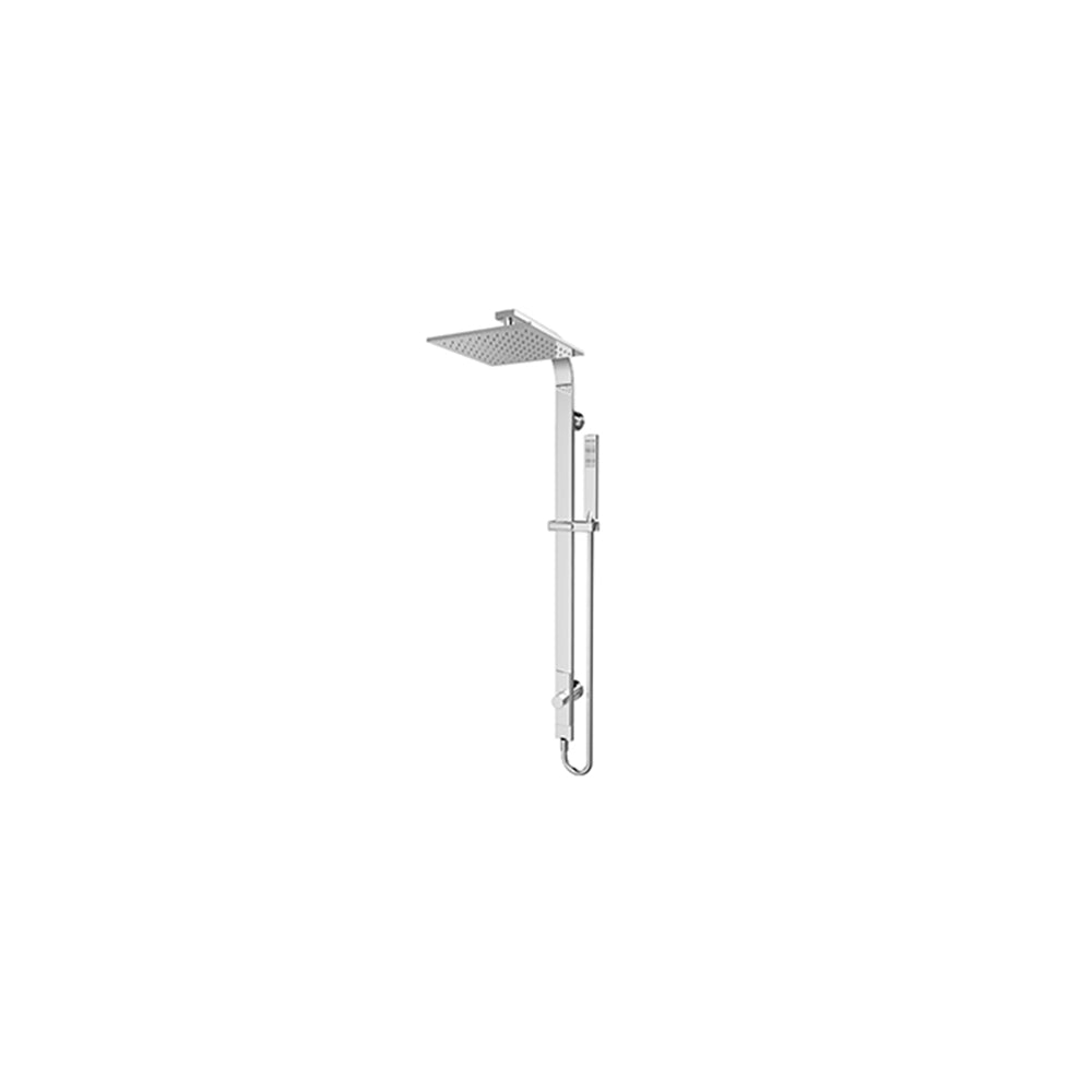 ASTRA RAIN SQUARE TWIN SHOWER SINGLE HOSE CHROME (NR281305CCH)