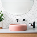 Cylinder - Funl Basin (Blush Pink)