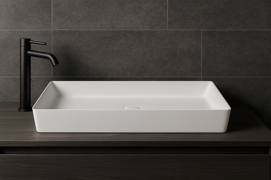 Oslo VXA78 Rectangular Benchtop Stone Basin