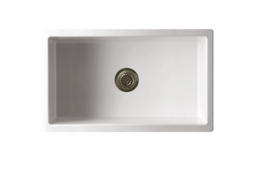Patri 75 x 46 Fine Fireclay Single Bowl Farmhouse Butler Sink