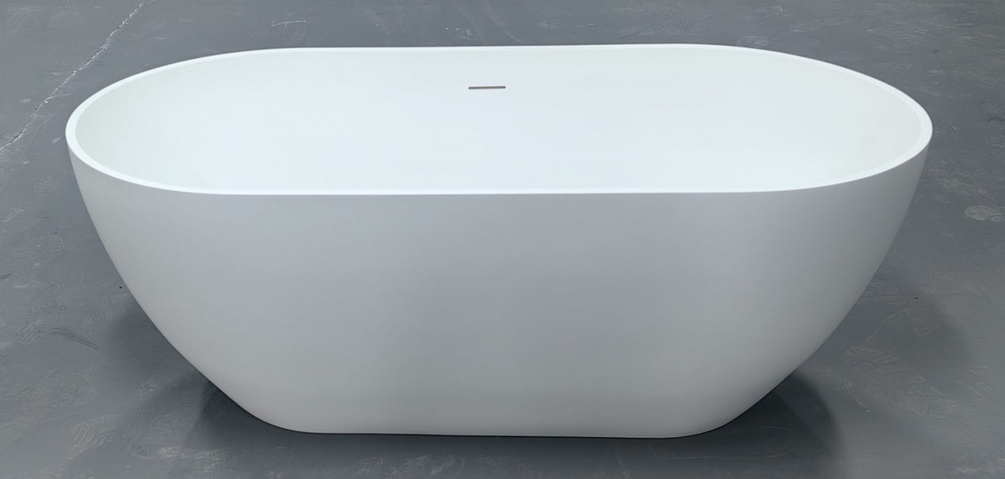 Lucia VX18 1500 Freestanding Stone Bath with Overflow