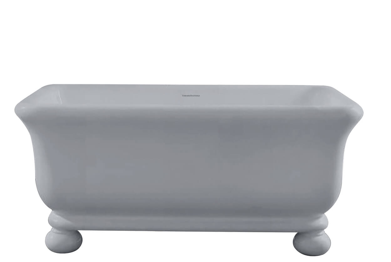 Kirkham 160 x 85 TitanCast Solid Surface Freestanding Bath with Ball Feet - Special Finish