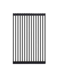LAVELLO STAINLESS STEEL ROLLING MAT PROTECTOR GUNMETAL BLACK