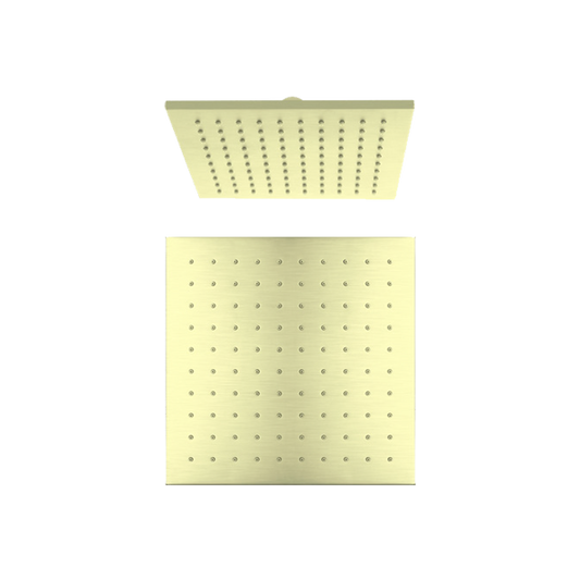 250MM SQUARE SHOWER HEAD BRUSHED GOLD