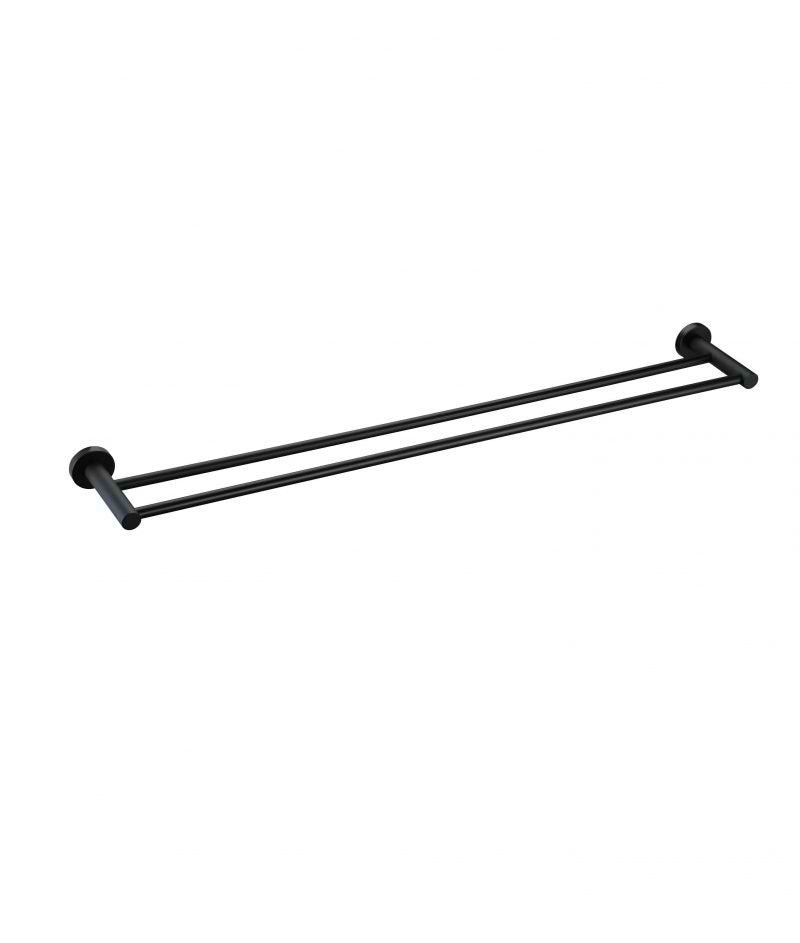 ROUND DOUBLE TOWEL RAIL 600MM