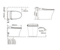 Samos Back to Wall Smart Toilet LK-SM318SMWFP
