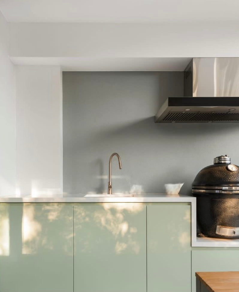 ROUND PINLESS PICCOLA PULL OUT KITCHEN MIXER TAP