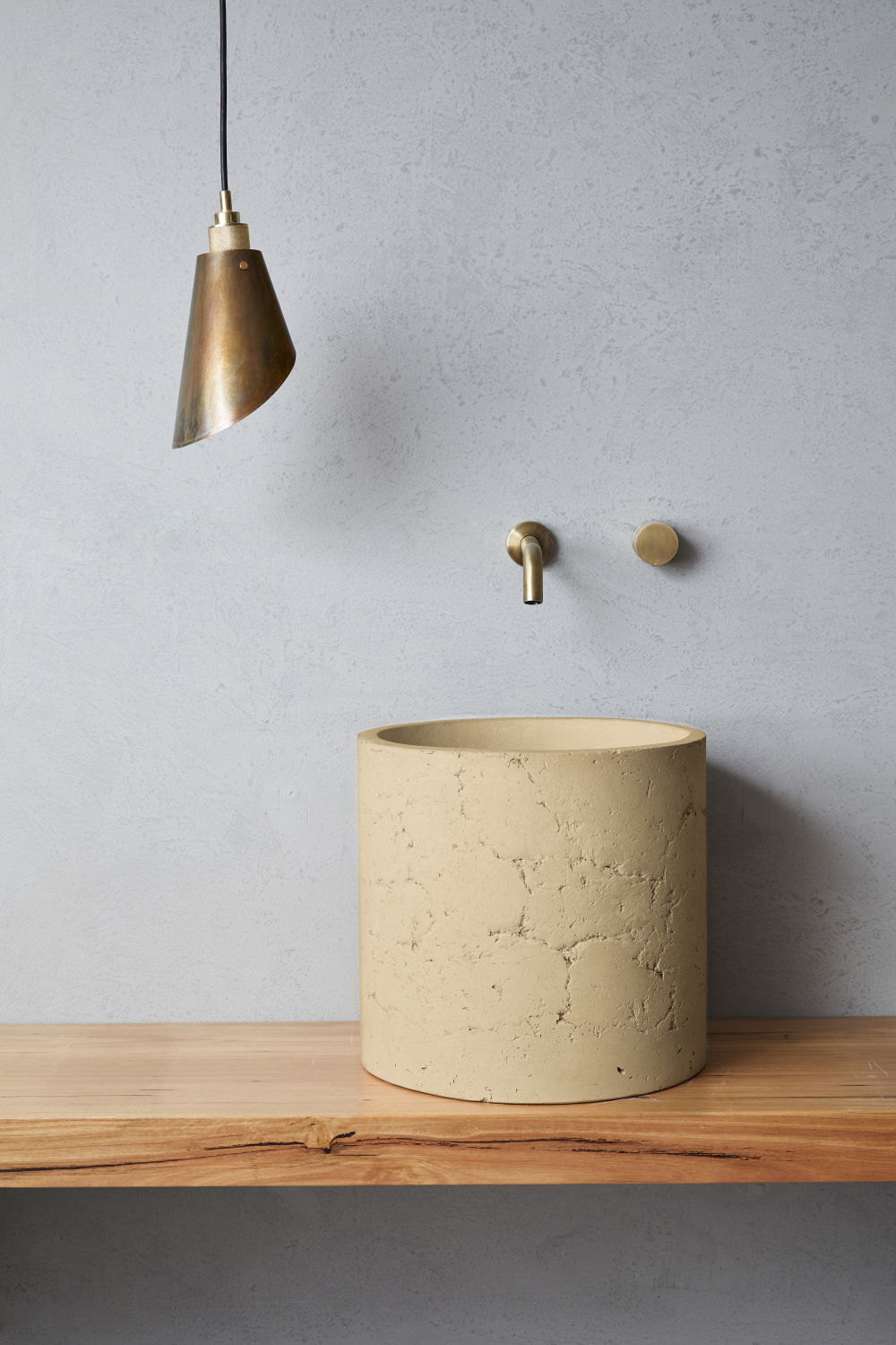 Millie Raw Basin (Custard)