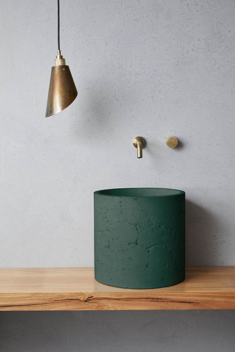 Millie Raw Basin (Teal)