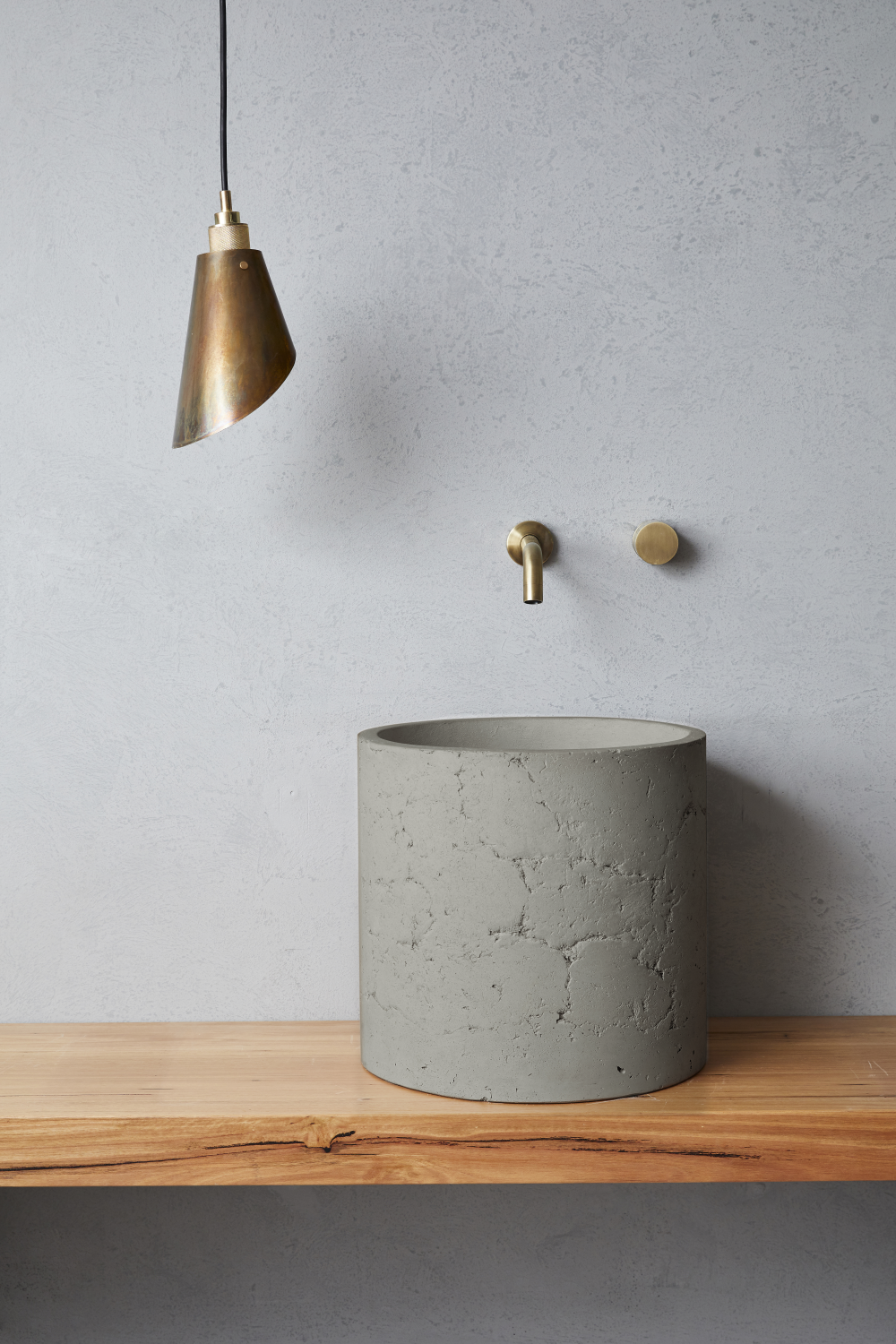 Millie Raw Basin (Sky Grey)