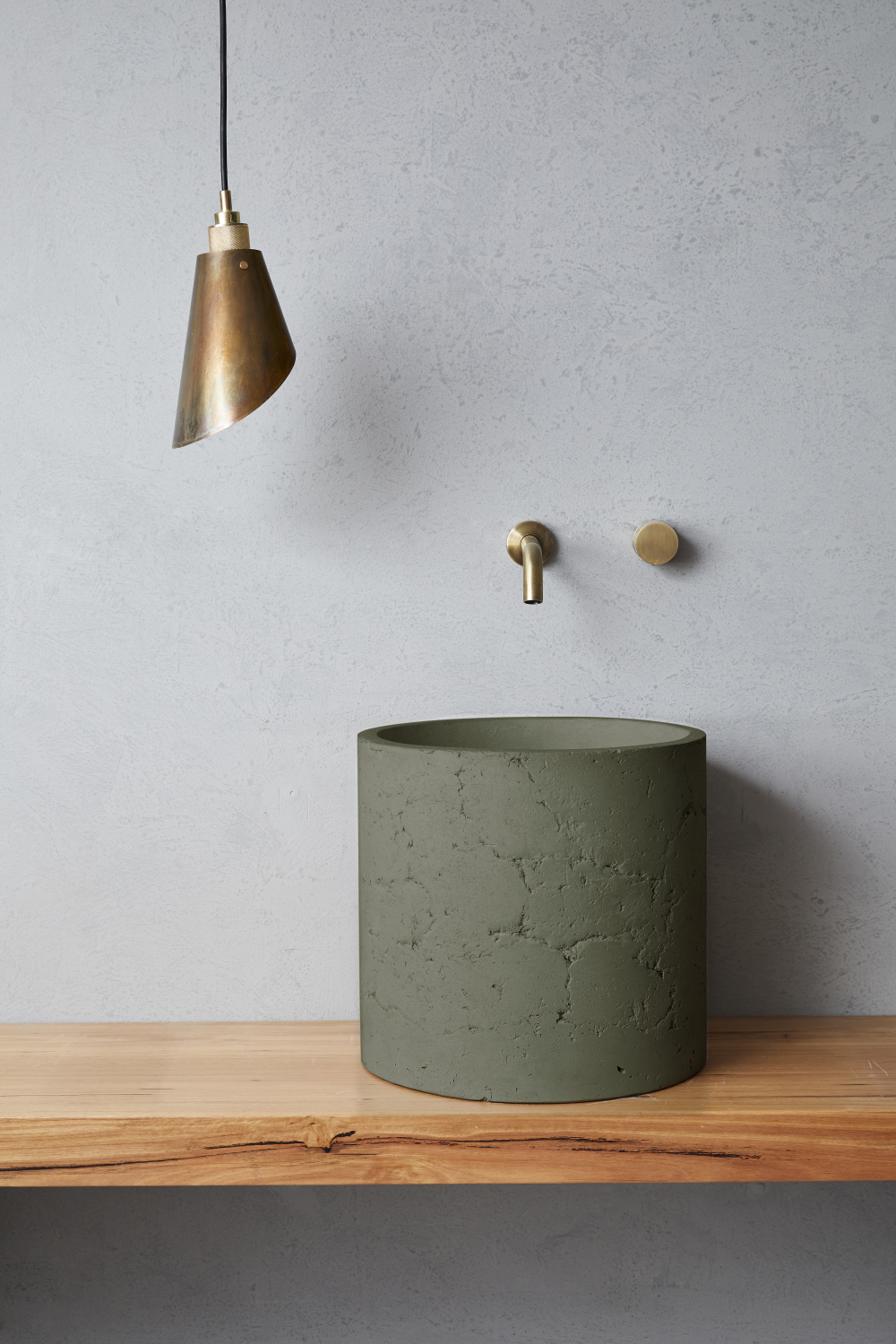Millie Raw Basin (Olive)