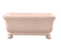 Kirkham 160 x 85 TitanCast Solid Surface Freestanding Bath with Ball Feet - Special Finish
