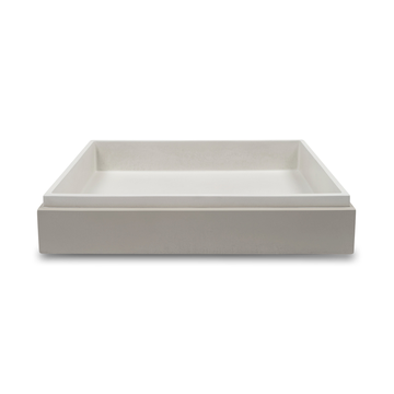Nood Co Cylinder - Funl Basin (Ivory) — Concrete, Above Counter
