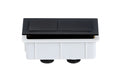 Rectangle Matte Black Flush Button