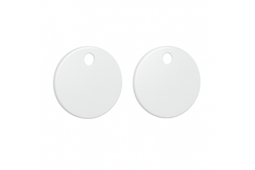 WhisperFlush Thin Toilet Seat Hinge Cap Covers- Matte White — Toilet Buttons & Accessories