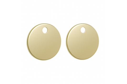 WhisperFlush Thin Toilet Seat Hinge Cap Covers- Brushed Brass