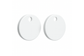WhisperFlush Thick Toilet Seat Hinge Cap Covers- Matte White