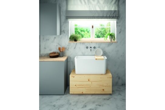 Tribo 60 X 42 Fine Fireclay Sink — Fireclay & Ceramic, Kitchen Sinks