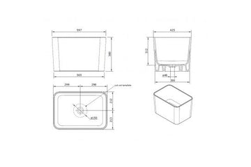 Tribo 60 X 42 Fine Fireclay Sink — Fireclay & Ceramic, Kitchen Sinks