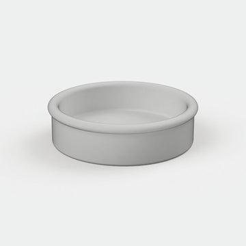 Nood Co Cylinder - Funl Basin (Ivory) — Concrete, Above Counter