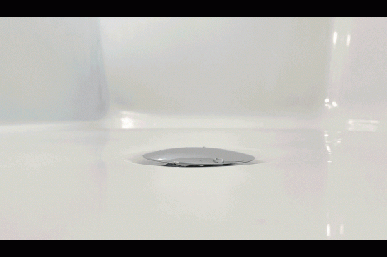 TitanCast 40mm Safety Pull-Out Bath Waste - Gloss White