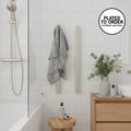 VP900PL Flat Pill 12Volt Vertical Plated Polished Heated Towel Rail