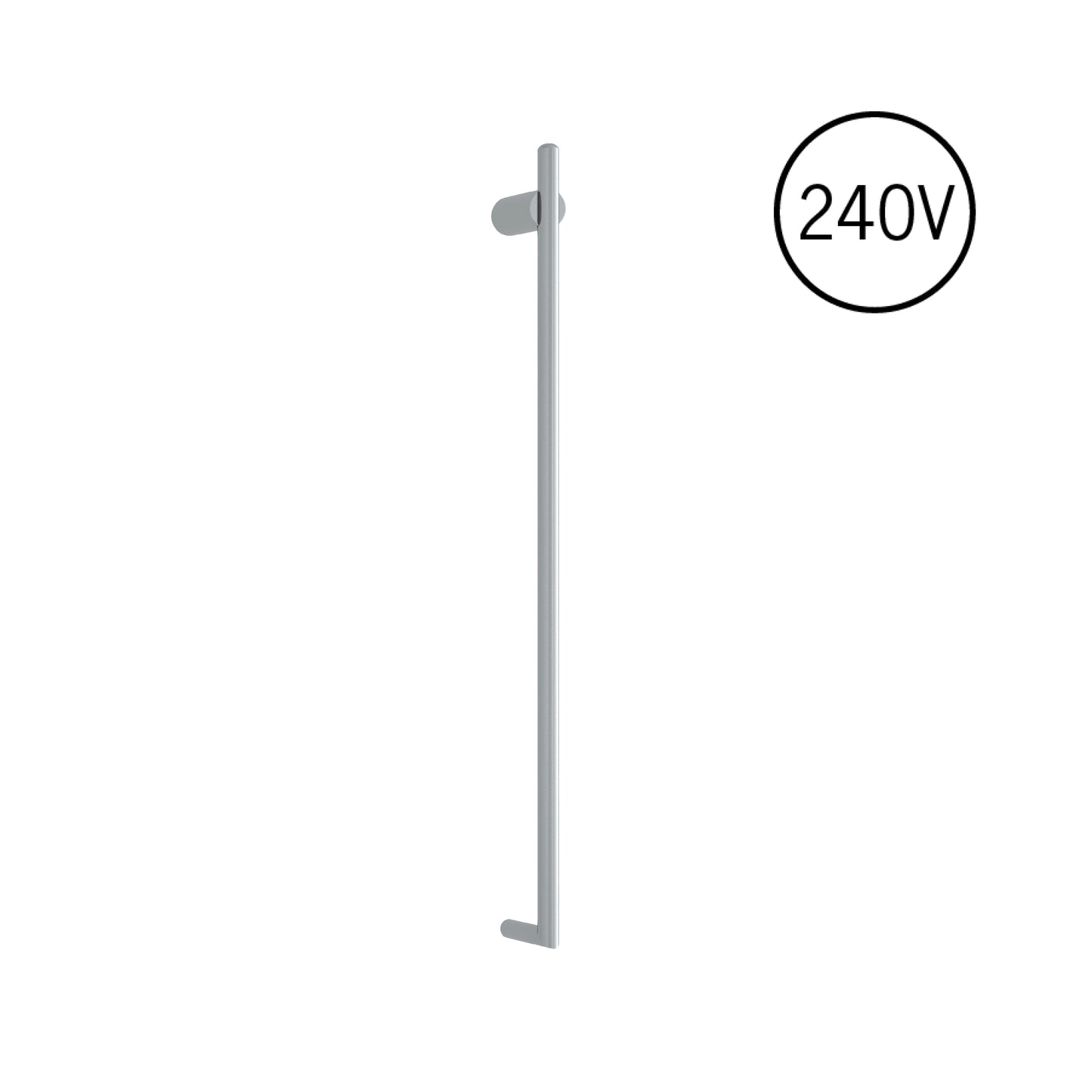 VTH900 Polished Stainless Vertical Heated Towel Rail