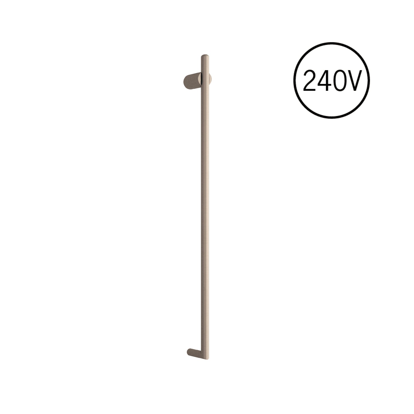 VTH900BN Brushed Nickel Vertical Heated Towel Rail