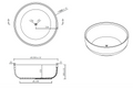 Aylin VX22 1500 Round Freestanding Stone Bath